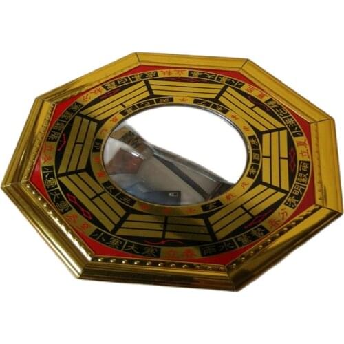 Chinese Geomantic Compass Eight Diagrams Fengshui Bronze Mirror