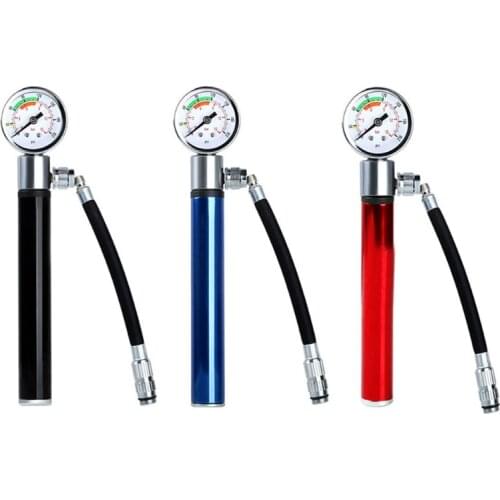 High Pressure 210PSI-Bike Floor Pump - Presta Val-ve Bike Pump Automatically Switches to Schrader - Bicycle Pump