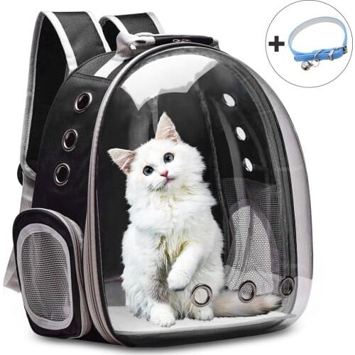 Cat Carrier Bag Cat Cage Transport Backpack Bag Travel Pet Portable Breathable Dog Backpack Transparent Bags Carrier Pet For Cat