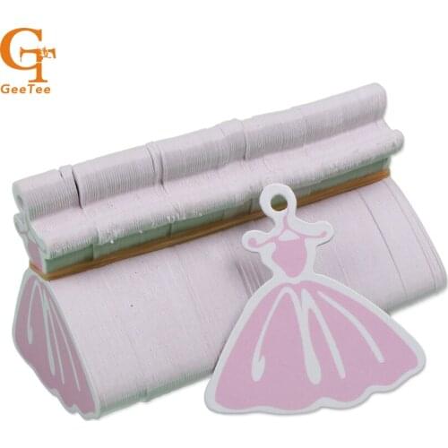 Baby/girl dress shape paper hang price tags, cute shirt die-cut shape clothing tags labels, small cute tiny swing tags for child