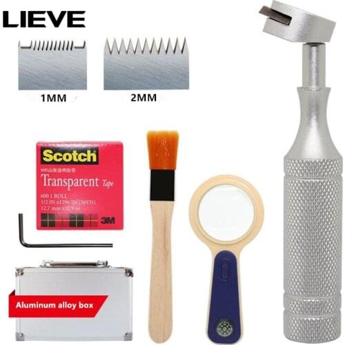 1mm+2mm Adhesion Tester QFH Adhesive Force Measuring Instrument Hundred Grid Knife Suitable For GB/T9286-98,BS3900 E6/ASTM D3359