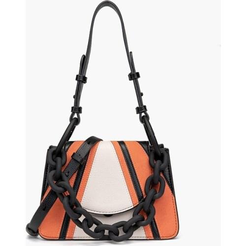 Designer Bags Famous Brand Women Bags 2020 Luxury Bag Women Shoulder Bag PU Leather Handbag Plastic Big Chain Bag Crossbody Bag