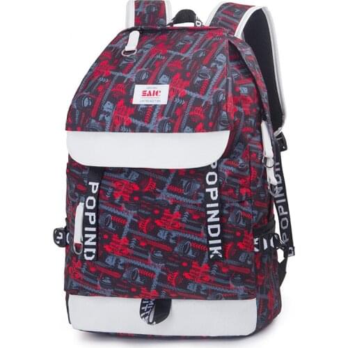 Cross-border Amazon schoolbag male Korean student backpack outdoor leisure travel backpack female trend