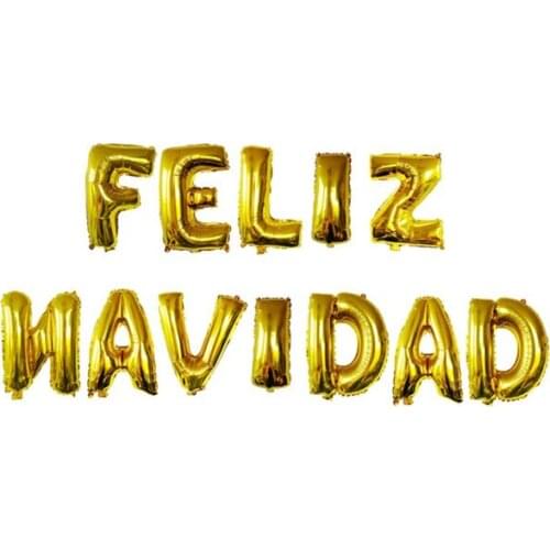 MERRY CHRISTMAS Letter Aluminum Foil Balloons Anniversary Xmas Party Supplies Decorations Home Party Decor Merry Christmas