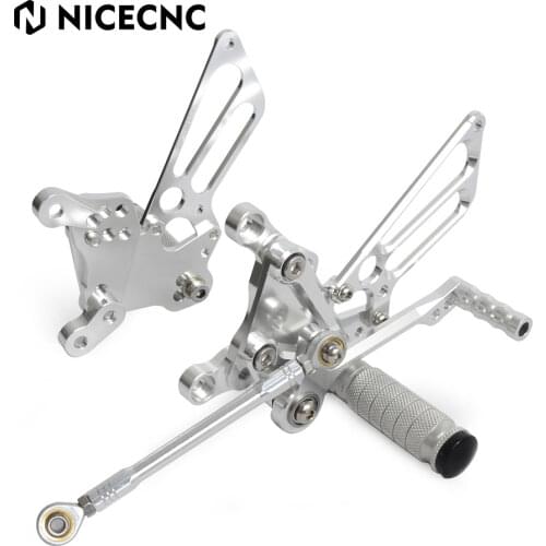 NICECNC Motorcycle Rearset Rear Set Footpegs For MV Agusta F4 Models 1998-2016 Left Right Rearset Shift Rod