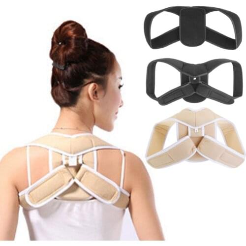1PC Adjustable Adult Back Corset Support Belt Posture Corrector Orthotics Brace Belt Upper Back Posture Correction