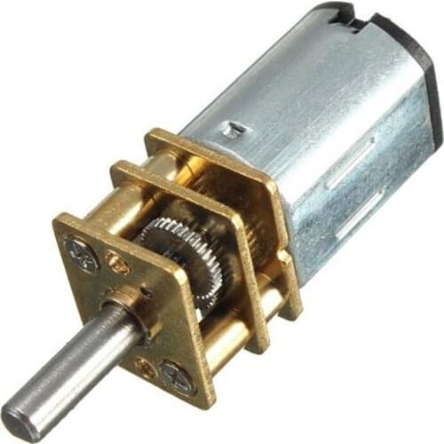 10pcs GA12-N20 DC 6V 100RPM Gear Motor Speed Reduction Gear DC Motor Electric Gear Box with Gearwheel for RC Robot DaiDian