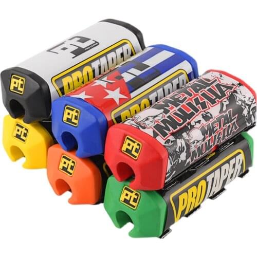 2.0 Square Motocross Handlebar Chest Protector Cross Bar Pad Fit 1-1/8 Handle Bar Motorcycle Dirt Bike Pit Bike