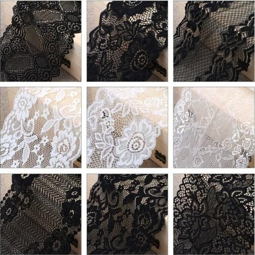 2Yards Lace Trim 15cm Printed Organza Grosgrain Satin Christmas Ribbons Tape DIY Bow Craft Sewing Garment Wedding Decoration