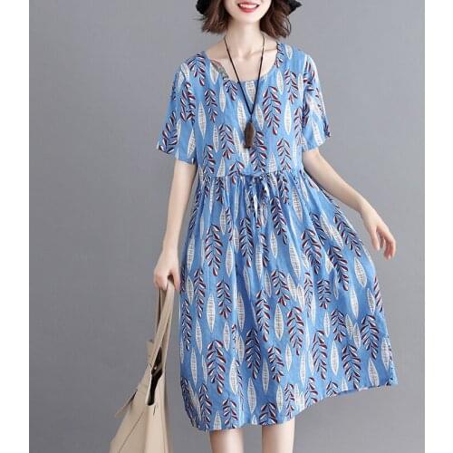 2020 New Arrive Summer Maternity Dress Woman Loose Version Large Size Dresses Pregnant Woman Clothing MD-02366