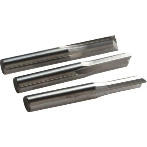 3pcs 6.0*17mm 2 Flute Straight Knife Milling Cutter Cutters On Wood Tools CNC Router