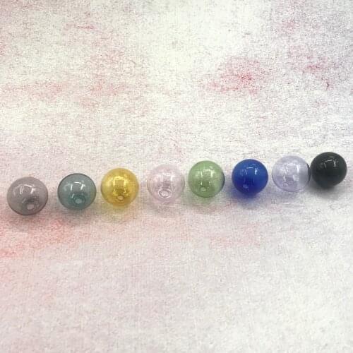 300-1000pcs 18mm mix color glass round ball globe beads orb hollow glass bottle vial charms jewelry making accessories findings