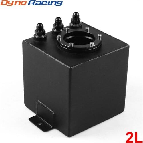 2L Aluminum Oil Catch Tank AN6 Fuel Surge Tank Surge Tank Fit 044 Pump 150*150*150mm Fuel Tanks Oil Catch Can BX100710