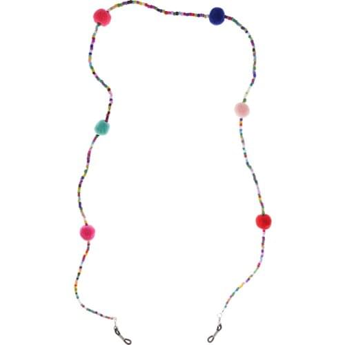 Eyeglasses Holder Strap Eyewear Retainer, Beaded Chain Sunglasses Outdoor Activities