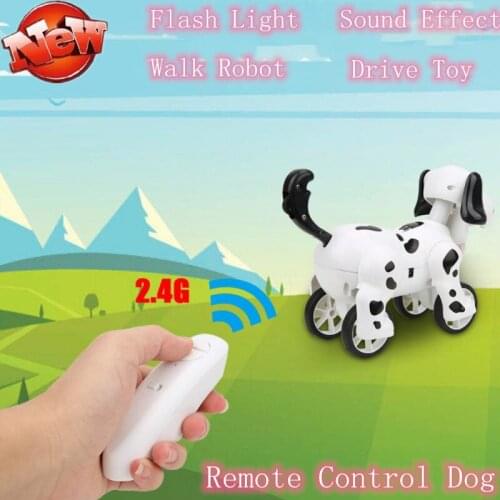 Child Learning Toy High Simulaiton Dog Remote Control RC Robot Dog Toy Can Sound Walking Playing Flashing Kid best gift toy dog