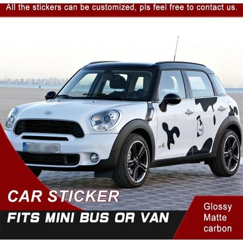 For Mini Cooper-countryman Cool line Decal Gradient Side Door Stripe Racing Graphic Vinyl Car Sticker