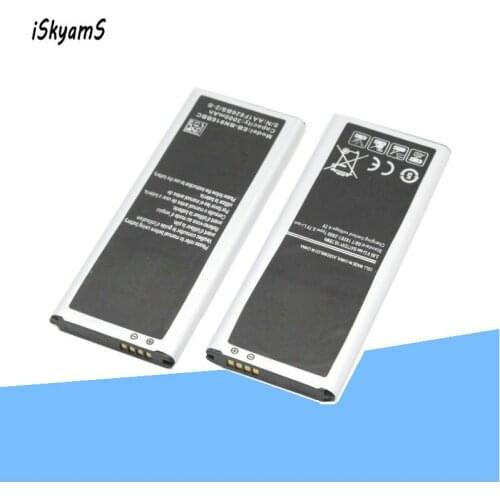 ISkyamS 10pcs/lot 3000mAh EB-BN916BBC Battery for Samsung Galaxy NOTE4 N9100 N9108V N9109V N9106W NOTE 4 with NFC Batteries