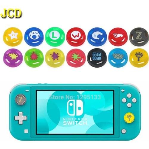 JCD 4PCS Silicone Thumb Stick Grip Caps Analog Joystick Cover Case For Zelda Mario Nintend Switch NS JoyCon Controllers Joy-Con