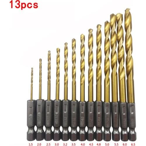 Hex shank hss drill bits dremel tools ferramentas mini drill bit set for woodworking gereedschap power tools for carving wood