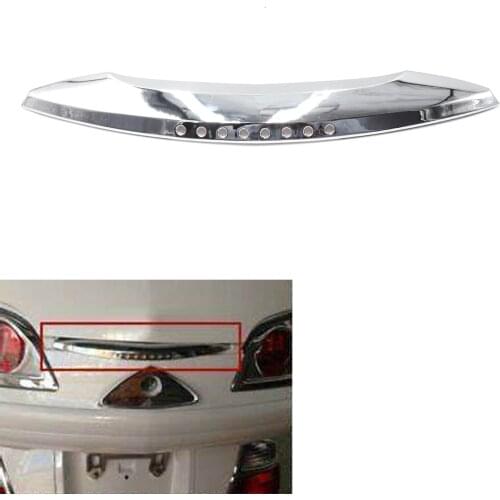 Motorcycle Rear Trunk Accent Handle Bowl Trim Strip Fairing Cover Chrome Decorations for Honda Goldwing GL1800 2001-2011