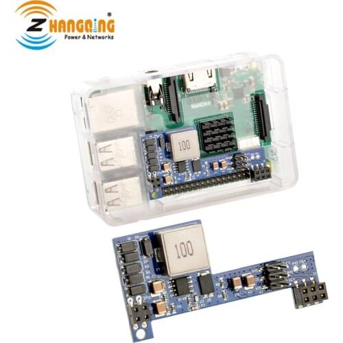 Passive POE-PiHat 10W PoE delivering power to a Raspberry Pi 3B+ or Pi 4, Output 5V PoE Hat board