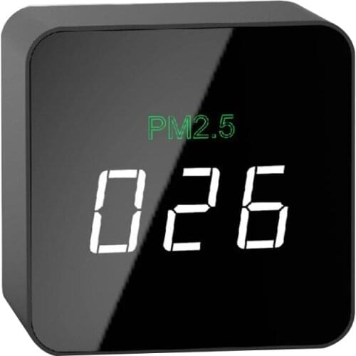 Portable Indoor Air Quality Detector Formaldehyde Filter TVOC HCHO Real Time Data Accurate Tester with OLED Screen for Home