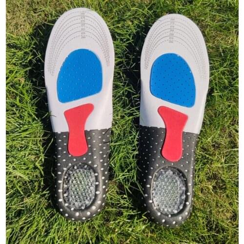 Gel Insole Orthotic Sport Insert Shoe Pad Arch Support Heel Cushion Running New 2Pcs/Pair#50120