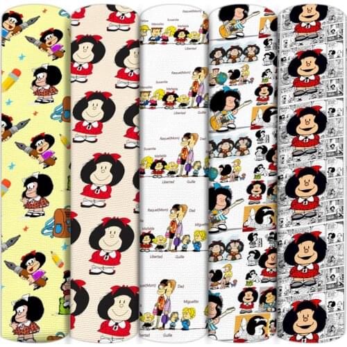 David accessories 50*145CM Girl Cartoons pattern Polyester cotton Fabric For Sewing Dress Cloth Making DIY Cushion Cover,c13980