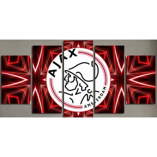 5d diamond drawing Football team logo AJAX diamond painting cross stitch crystal round/spuare diamond embroidery plastic crafts