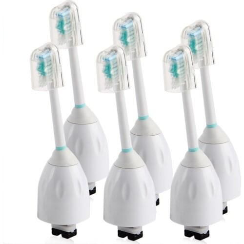 HX7001 6pcs E-series Replacement Electric Toothbrush Heads for Oral Hygiene