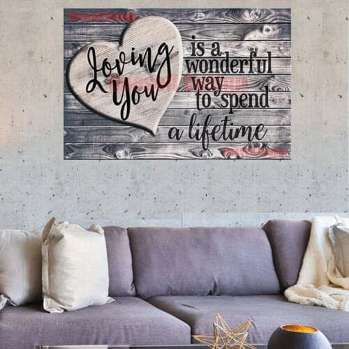 Love you 5d diamond painting full diy diamond embroidery rhinestone pictures decortion home diamond mosaic sale wall sticker
