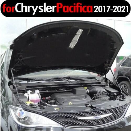For Chrysler Pacifica 2017-2021 Front Hood modify Gas Spring Carbon Fiber Lift Supports Struts Rod Shocks