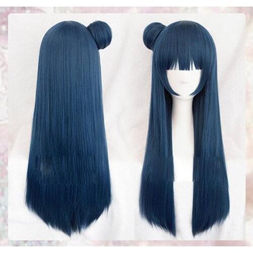 Anime LoveLive Sunshine Tsushima Yoshiko Cosplay Wigs Heat Resistant Synthetic Hair Wig + Wig Cap