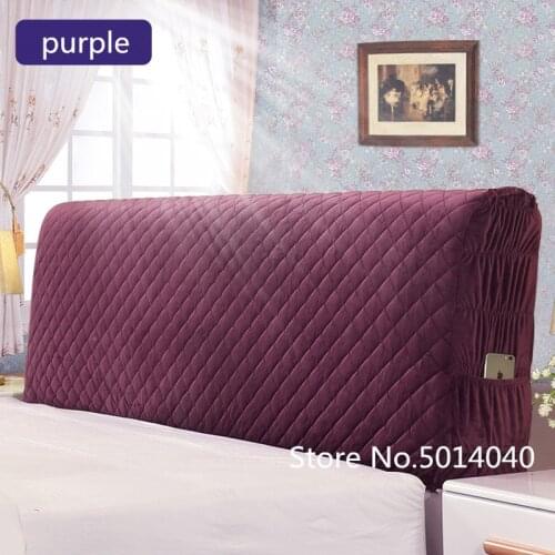 Nordic style Bed Cover 120-220cm All Inclusive Fabric Comforters Dust Proof Elastic Double Bed Headboard Cover Protective Cover