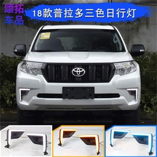 For Refitting The 2700 4000 Daytime Running Lights Of Toyota 17-19 Years Bator Prado Land Cruiser FJ150 LC150