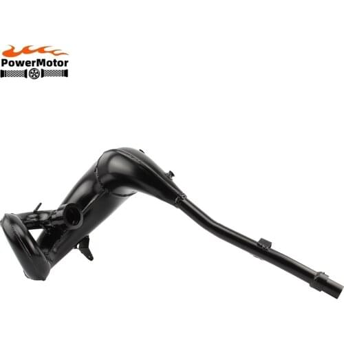 12/14 Inch Exhaust Muffler Pipe For 50cc Exhaust System Junior Senior Mini SX PRO LC SILVER Heater Protector Parts