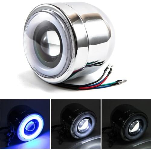 Motorcycle Accessories Chrome Retro Headlight Front Lamp Phare Chopper Moto Lamp Cafe Racer Custom Bobber Chopper Headlight