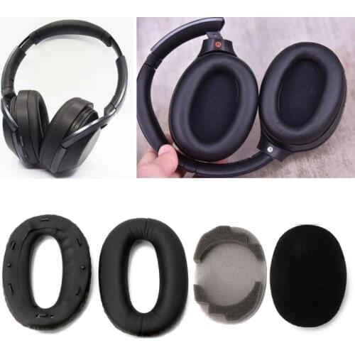 Soft Protein Leather Earpads Replacement Ear Pads Ear Cushion For SONY MDR-1000X MDR 1000X WH-1000XM2 Headphones
