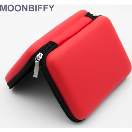 Soft Cases Square EVA Case Headset Bluetooth Earphone Cable Storage Box for Cellphone USB Chargers Cables Headphone Mp3/4