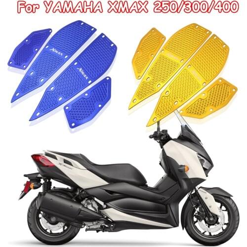 For YAMAHA Xmax 300 XMAX300 17-18 Footrest Pedals pedals CNC Footrest MATS Pedals Aluminum alloy reinforced foot pad Motorcycle