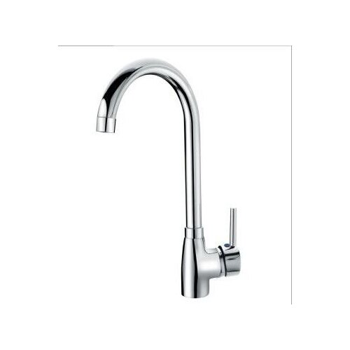 Rotated single hole dish basin faucet chrome, Kitchen sink basin faucet mixer hot and cold tap, Copper kitchen faucet pull down