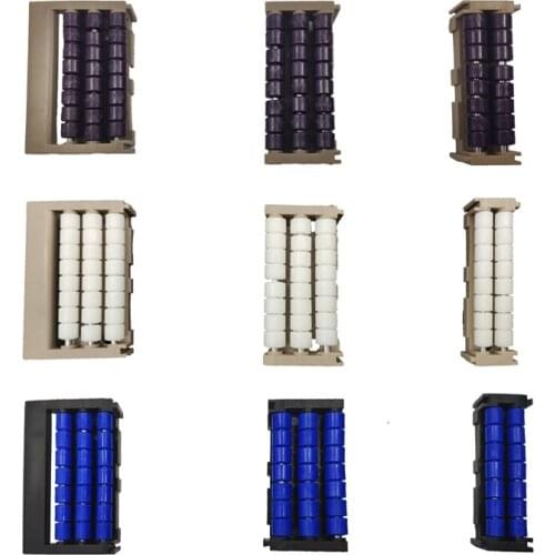 Purple white blue ball transition plate plate chain butt plate conveyor plastic chain plate conveyor line transition plate