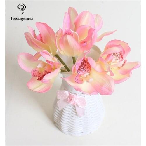 Wedding Bouquet for Bridesmaids Bride Wedding Bridal Bouquet Artificial Orchid Wedding Flower Bridal Bouquet Marriage Accessory