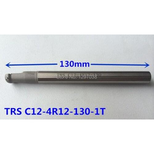 TRS C12-4R12-130-1T Comer Rounding End Mill Cutting diameter 12mm Length 130mm TRS Round dowel end mill RDMT0802 Inserts