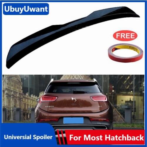 UBUYUWANT Rear Roof Spoiler For 2017 2018 2019 2020 2021 Tenho Citroen DS6 Hatchback Car Tail Wing Decoration Universal Spoiler