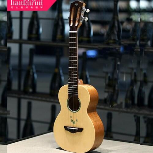 Tianlaicun Ukulele Concert 23 Inches Solid Spruce Hawaii Ukulele Musical Instrument String Guitar Music Instrument For beginner