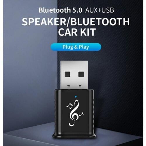 USB Bluetooth 5.0 Bluetooth 5.0 Adapter Receiver Wireless Bluethooth Dongle Music Mini Bluthooth Transmitter For PC Computer