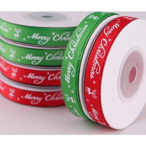 10Yardsx1cm Christmas Colorful Satin Ribbon Packing Tape DIY Crafts Gift Packing Belt Bow For Sewing Accessories Xmas Tree Decor