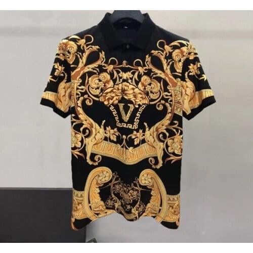 2020 new fashion brand flower print pant casual cotton pencil pant for men