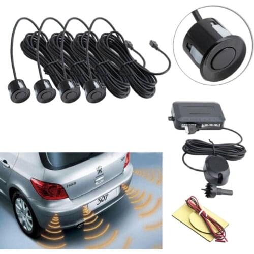 4 Sensors Smart Parktronic For Cars LED Display Detector System Backlight Reverse Auto Parking Radar Monitor Parking Sensor